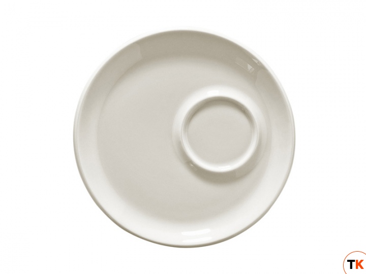 Столовая посуда из фарфора Bonna блюдце эспрессо Banquet BNC 01 ESP-T (12 см)