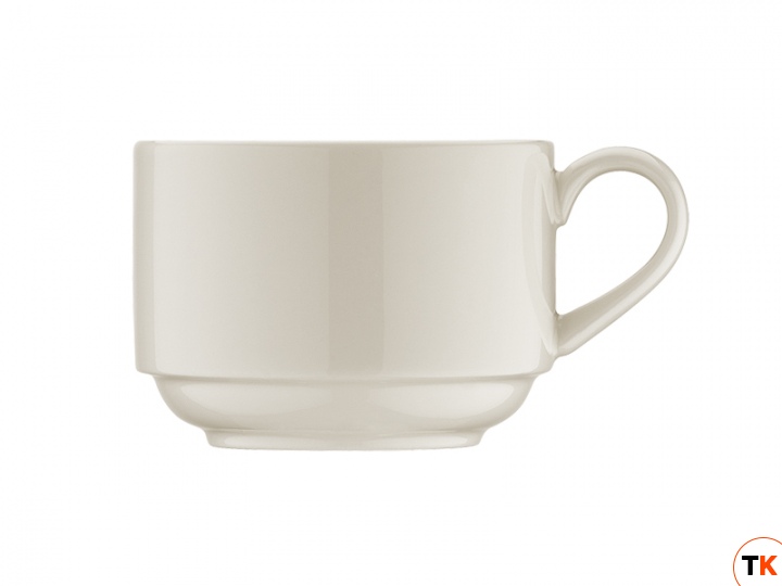 Столовая посуда из фарфора Bonna чашка чайная с блюдцем Banquet BNC01CFT (штабелируемая, 180 мл)