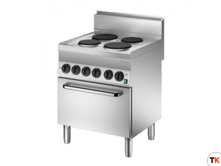 Плита BARTSCHER 4 конфорки 115058 электрическая с электрическим духовым шкафом с конвекцией 1/1 GN