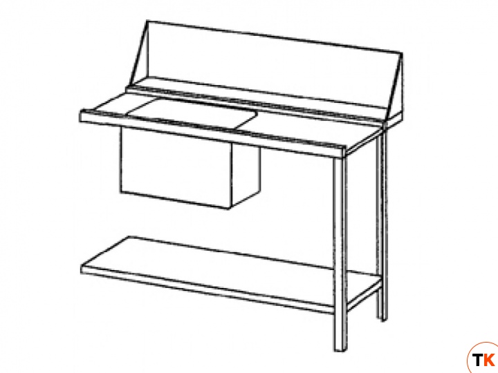 Стол BARTSCHER первичной обработки грязной посуды 109771, правосторонний