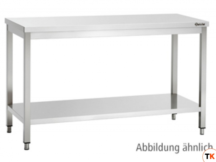 Стол BARTSCHER рабочий со средней полкой 1300 мм