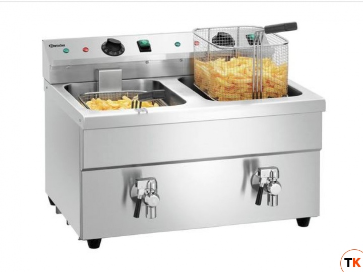 Фритюрница BARTSCHER индукционная электрическая 2*8 л 162914 настольная