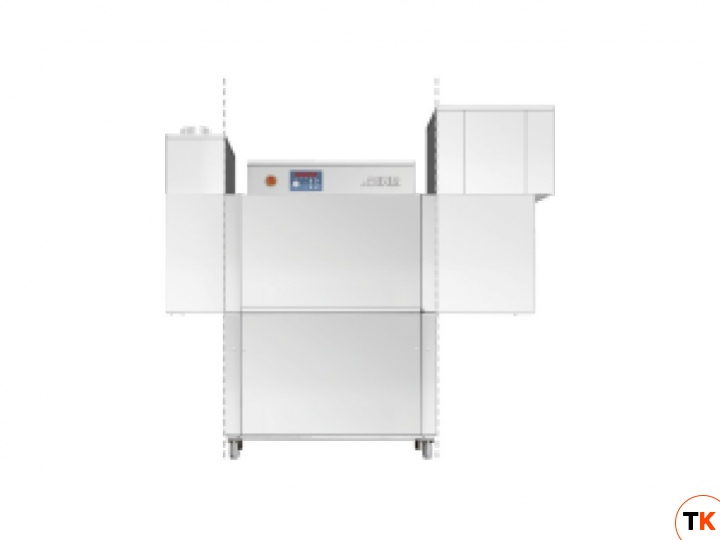 Машина DIHR посудомоечная тоннельная RX 101 E реверсивная, сушка DRA924 угловая, Extra Power, защита от брызг LC73