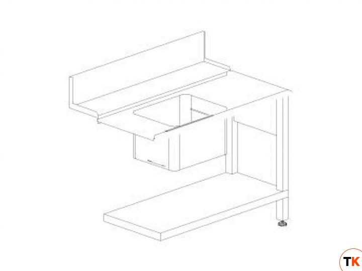 Стол DIHR для грязной посуды Т 50 SX (левый)