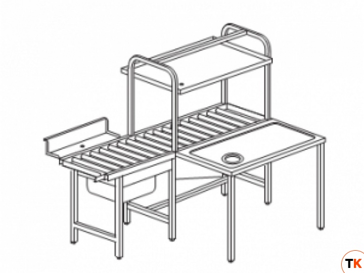 Стол DIHR сортировочный механизированный RTC18 SX левый