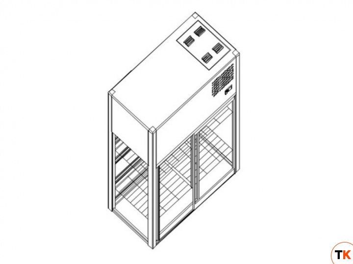 Витрина Kogast (kovinastroj) холодильная SRVST-14K