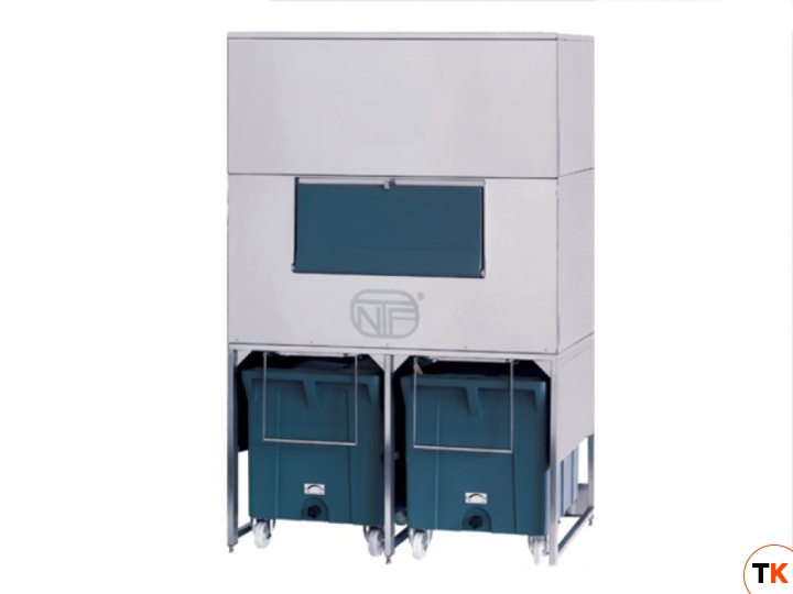 Бункер NTF для льда DRB 2500 с двумя тележками 108*2 кг