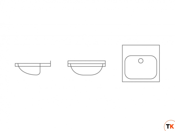 Мойка, Rieber с кронштейнами HW 40415-K