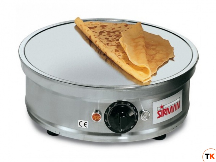 Блинница SIRMAN электрическая CREPIERA TONDA для круглых блинов, с углублением