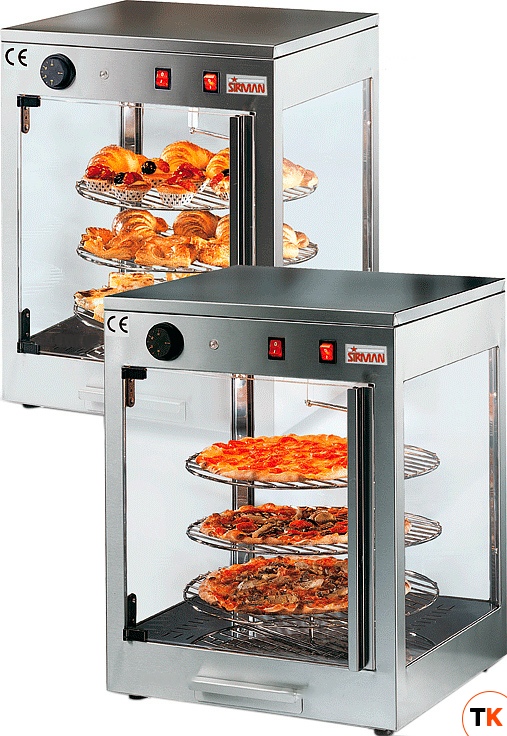 Витрина SIRMAN тепловая для пиццы VETRINETTA d 42 см