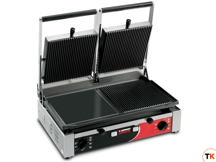 Гриль SIRMAN контактный PDM 3000 34A3631002SI электрический, настольный, двойной