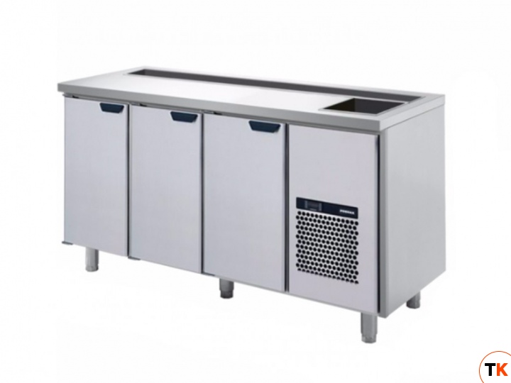 Стол Skycold холодильного с ванной для льда/напитков B2S-1-1-1-C