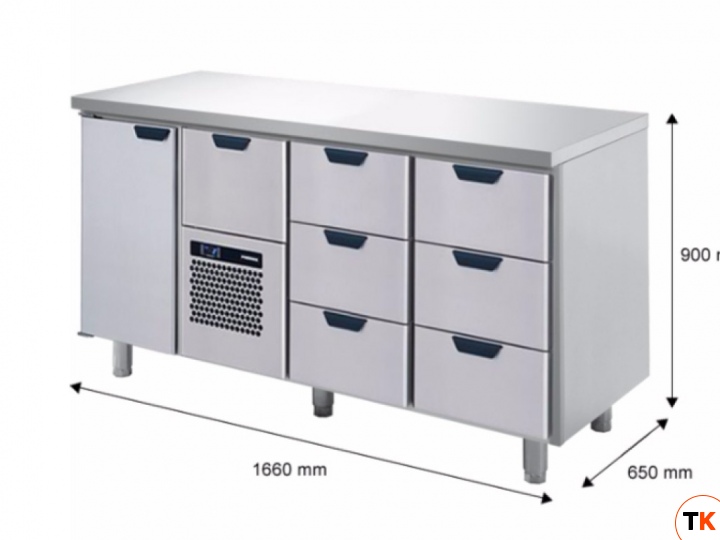 Стол Skycold холодильный GNH-1-СD-3-3 h=850
