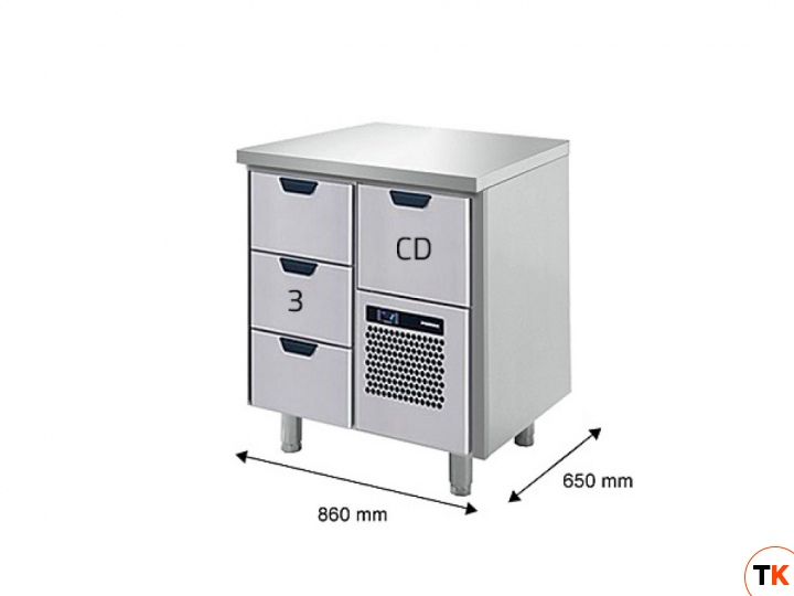 Стол Skycold холодильный GNH-3-CD h-850 мм
