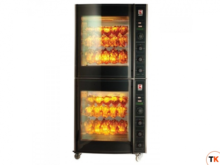 Гриль UBERT для кур RT 516 DE +2 впрыскиваля пара, электронный, напольный