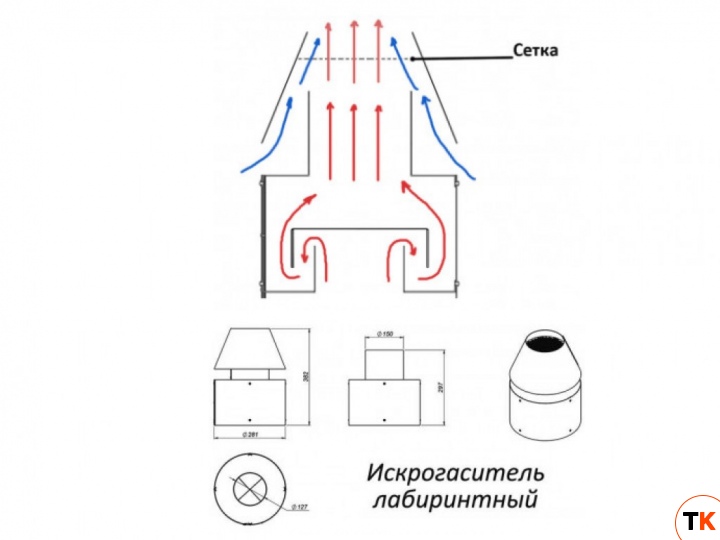 Искрогаситель ВЕСТА сухой VESTA