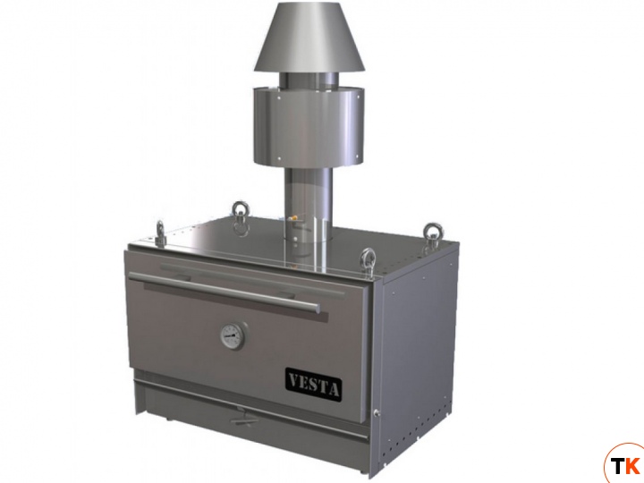 Печь-мангал ВЕСТА VESTA 38 N, нерж. сталь