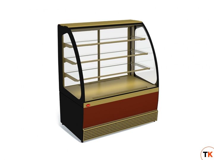Витрина холодильная среднетемпературная тип Veneto, модель VS-1,3 new (краш.)