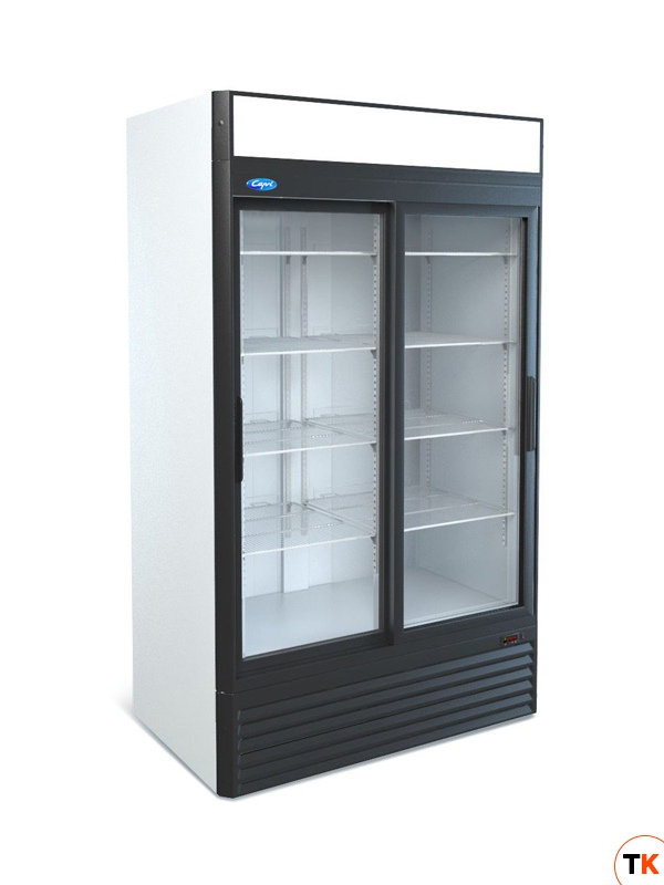 Шкаф холодильный среднетемпературный Капри 1,12СК купе, стекл. дв., динамика