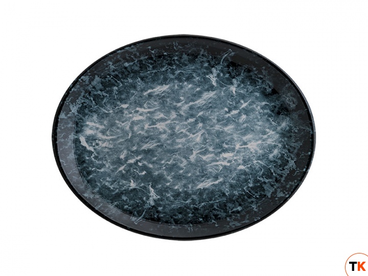 Bonna Sepia Envisio Блюдо овальное SPA MOV 36 OV (36х28 см, чернильный цвет)