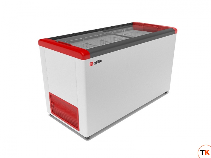Морозильник горизонтальный GELLAR серия CLASSIC, модель FG 600 С (красный)
