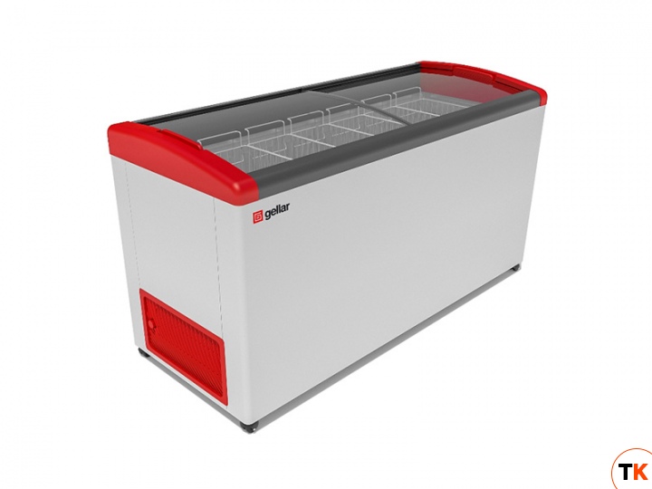 Морозильник горизонтальный GELLAR серия ELEGANCE, модель FG 600 E (красный)