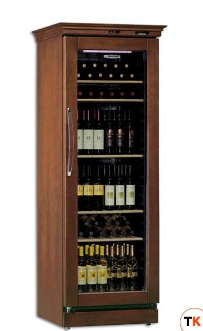 ШКАФ ВИННЫЙ СТАТ.ДЕРЕВ. CANTINETTA GLX ТЕМН.ОРЕХ - Tecfrigo - 142702