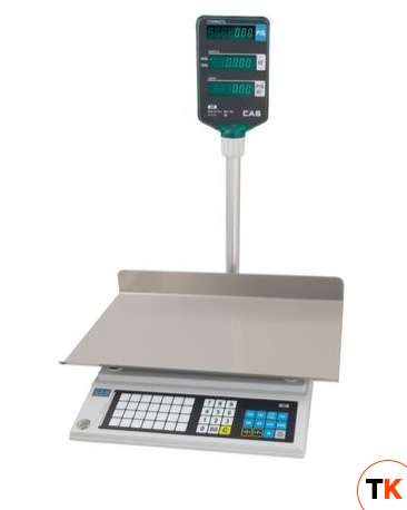 ВЕСЫ ЭЛ.ТОРГОВЫЕ CAS AP-1 30M BT - CAS - 179591