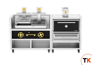 ГРИЛЬ-ПЕЧЬ КОМБИНИРОВАННАЯ JOSPER COMBO CVJ-050-2 PRO-S80 - JOSPER - 189943