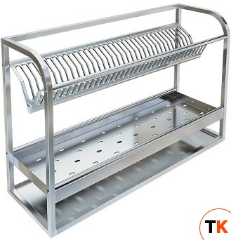 ПОЛКА НАВЕСНАЯ ПН-328/900 ДЛЯ СУШКИ ПОСУДЫ - Техно-ТТ - 105759
