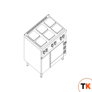 ПЛИТА 6 КОНФОРОЧН.900СЕР KOGAST ESK-T69/1-0 - Kogast Grosuplje - 114385