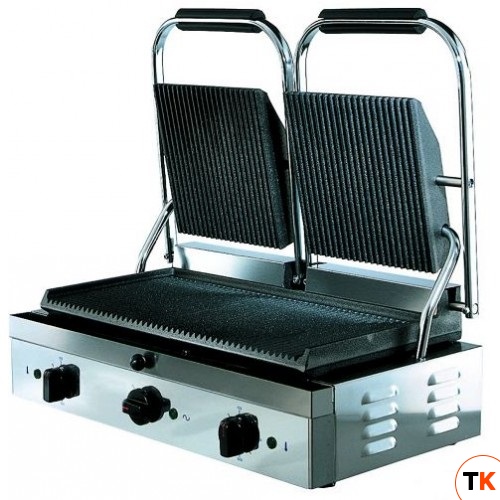 ГРИЛЬ КОНТАКТНЫЙ DIHR XBR/2 РЕБРИСТЫЙ - Dihr - 203436
