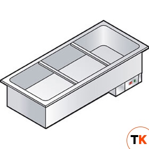 ПРИЛАВОК ДЛЯ 1 И 2 БЛЮД/ВСТР. EMAINOX IBM3 - Emainox - 71090