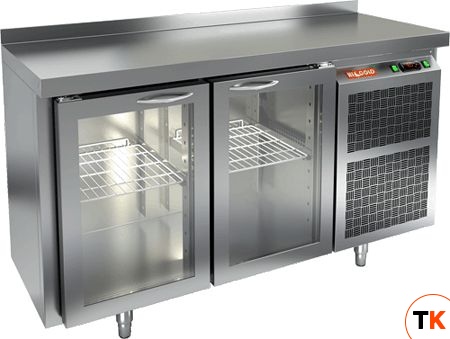 СТОЛ C ОХЛ.ШКАФОМ С СТЕКЛ.ДВЕР.HICOLD BNG 11 HT - Hicold - 171621