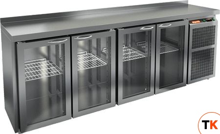 СТОЛ C ОХЛ.ШКАФОМ С СТЕКЛ.ДВЕР.HICOLD BNG 1111 BR2 HT - Hicold - 191790