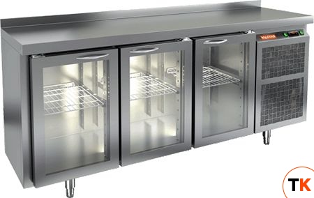 СТОЛ C ОХЛ.ШКАФОМ СО СТЕКЛ.ДВЕР.HICOLD BNG 111 НТ - Hicold - 182776