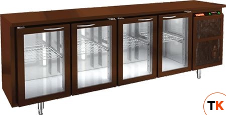 СТОЛ C ОХЛ.ШКАФОМ СО СТЕКЛ.ДВЕР.HICOLD BNG 1111 HT BAR - Hicold - 181899