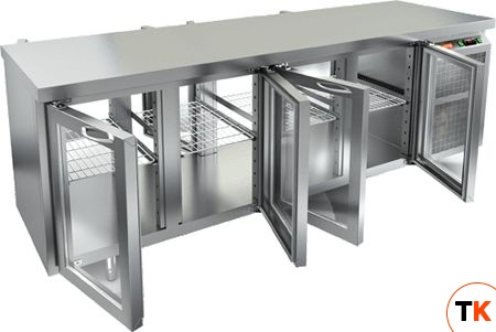 СТОЛ C ОХЛ.ШКАФОМ СО СТЕКЛ.ДВЕР.HICOLD GNG T 1111/HT - Hicold - 145459