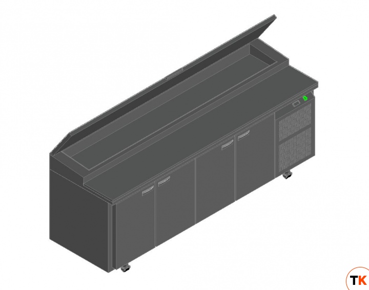 СТОЛ ДЛЯ ПИЦЦЫ HICOLD PZ1-1111GN (1/3) M - Hicold - 157445