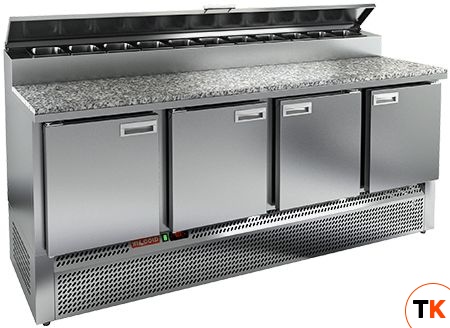 СТОЛ ДЛЯ ПИЦЦЫ HICOLD PZE2-1111GN (1/6) КАМЕНЬ - Hicold - 132283