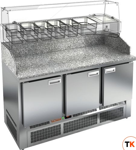 СТОЛ ДЛЯ ПИЦЦЫ HICOLD PZE3-111GN КАМЕНЬ - Hicold - 143691