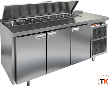 СТОЛ ДЛЯ САЛАТОВ HICOLD SL1-111SN C КРЫШК. - Hicold - 142885
