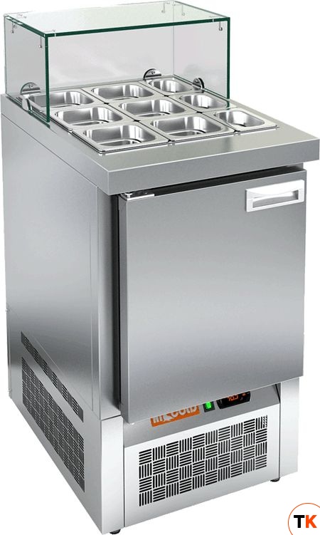 СТОЛ ДЛЯ САЛАТОВ HICOLD SLE3-1GN С НИЗКИМ СТЕКЛОМ - Hicold - 187334