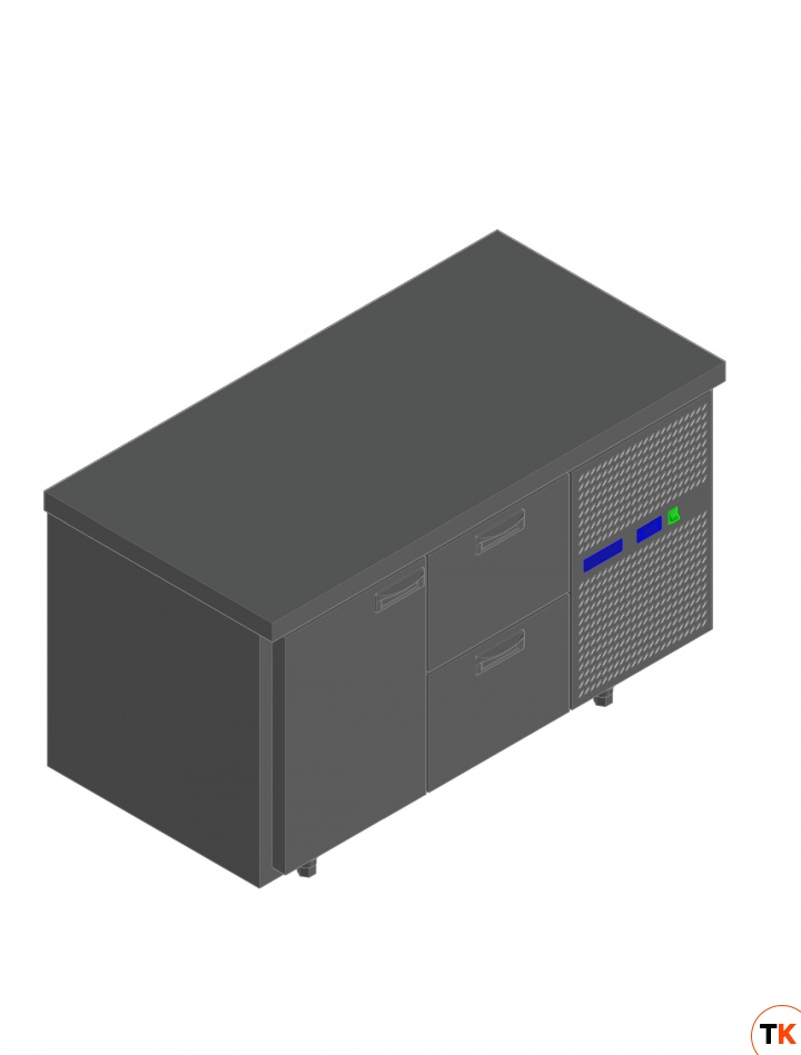 СТОЛ С ОХЛАЖД.ШКАФОМ HICOLD GN12/TN О - Hicold - 142476