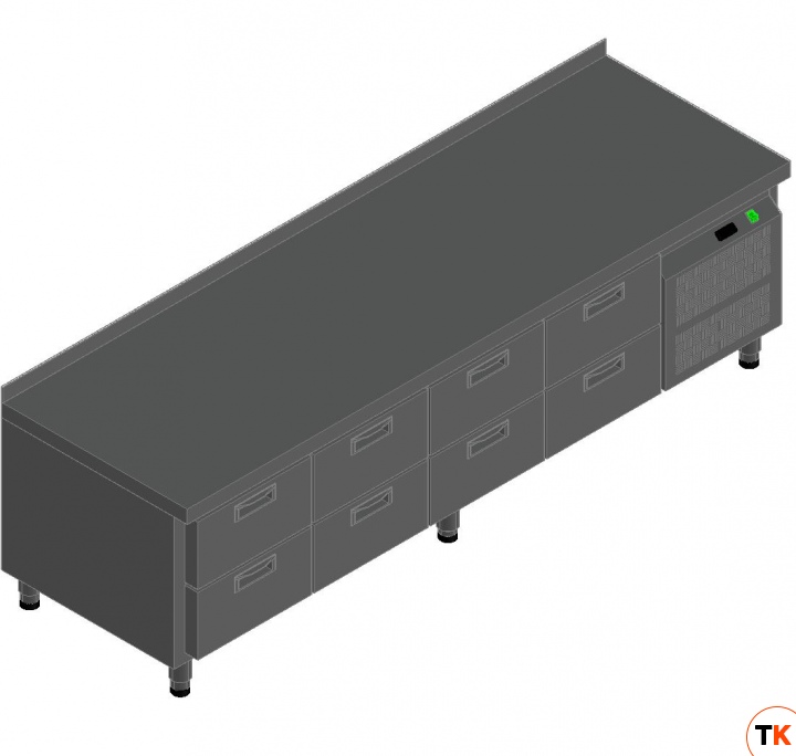 СТОЛ С ОХЛАЖД.ШКАФОМ HICOLD GN2222/TN LT - Hicold - 206801