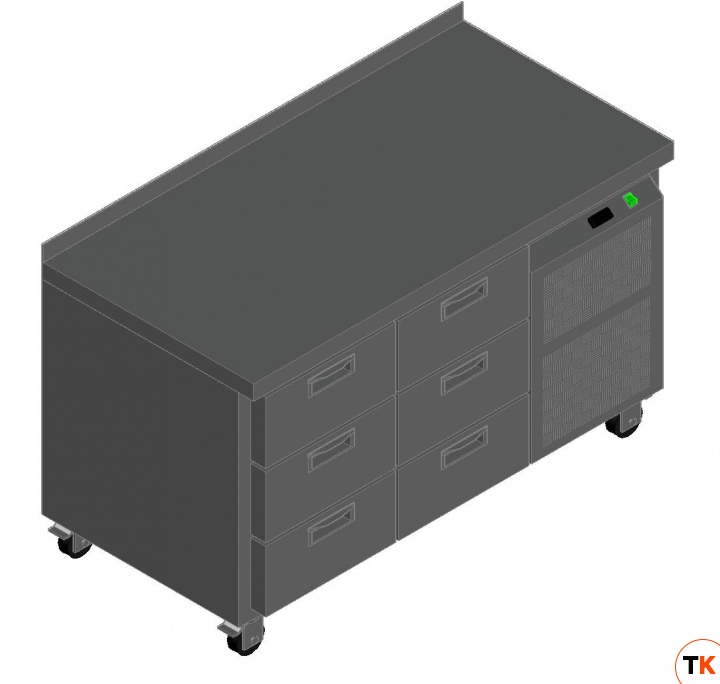 СТОЛ С ОХЛАЖД.ШКАФОМ HICOLD GN33/TN М - Hicold - 207224
