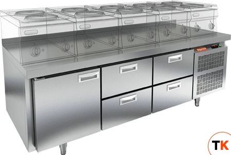 СТОЛ С ОХЛАЖД.ШКАФОМ HICOLD SN 122/TN LT - Hicold - 209925