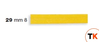 ФОРМА LA MONFERRINA ДЛЯ P3 FETTUCCINE 8 MM 29 БРОНЗА - LA MONFERRINA. - 208680