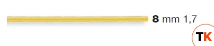 ФОРМА LA MONFERRINA ДЛЯ P6/P12 SPAGHETTI 1.7 MM 8 БРОНЗА - LA MONFERRINA. - 208803