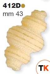ФОРМА LA MONFERRINA ДЛЯ Р6/P12 GNOCCHI 43 MM 412D БРОНЗА - LA MONFERRINA. - 161969